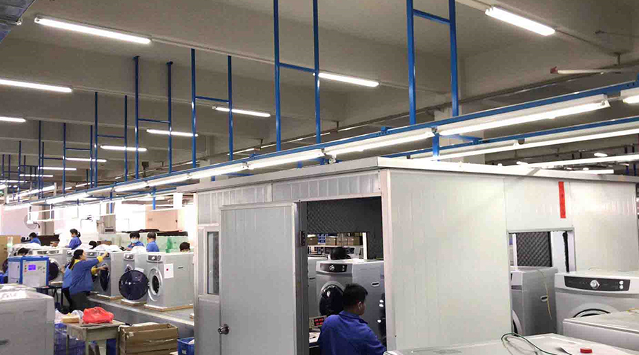 金環電器如何保證客戶收到的滾筒干衣機運行時無異響？